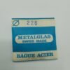 Recambio cristal reloj 226  Con Anilla Cromada Metálica
